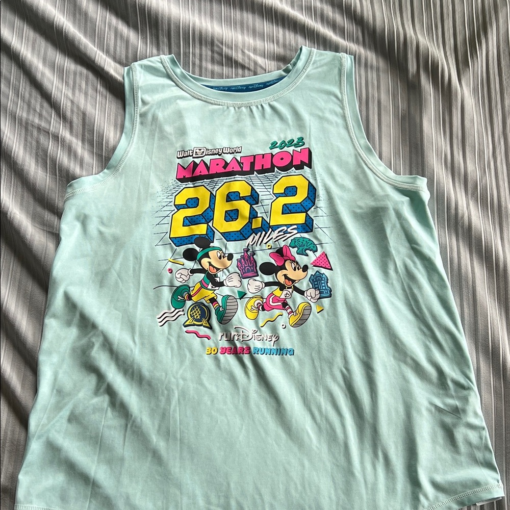 Disney Marathon Tank Top - Mint Green